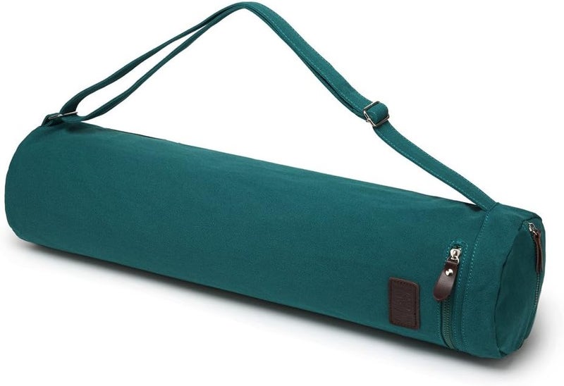 Fremous Yoga Mat Bag,Full-zip Exercise Yoga Mat Canvas Carry Bag for Women and Men - Double Storage Pocket,Easy Access Zipper, Adjustable Shoulder Strap and Handle,Fits Most Mat - Image 3